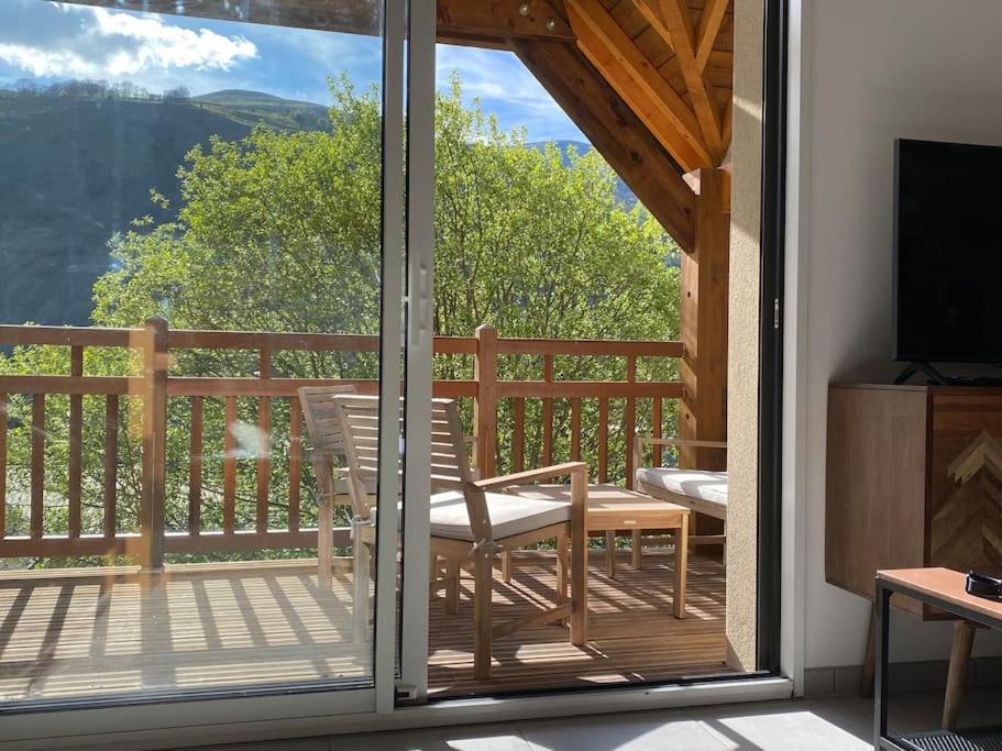 Charmant T4 Duplex Vue Montagne Loudenvielle Exteriér fotografie