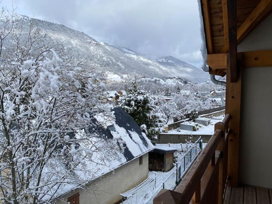 Charmant T4 Duplex Vue Montagne Loudenvielle Exteriér fotografie